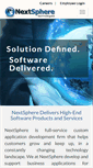 Mobile Screenshot of nextsphere.com